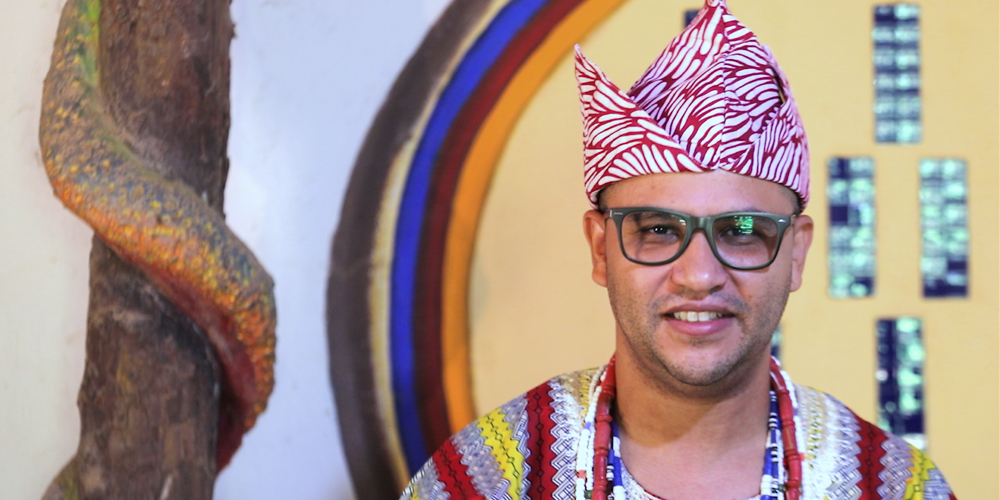 Um terreiro no antigo lixão